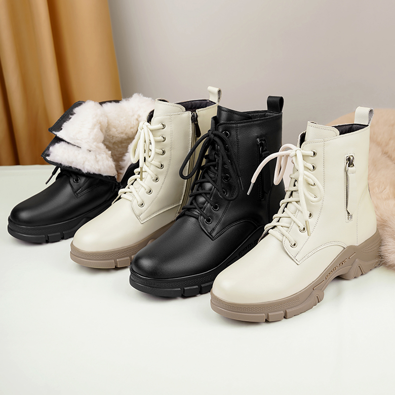 Winter Boot Insulated - AIYUQI Damen-Winterstiefel aus echtem Leder, 2026,
