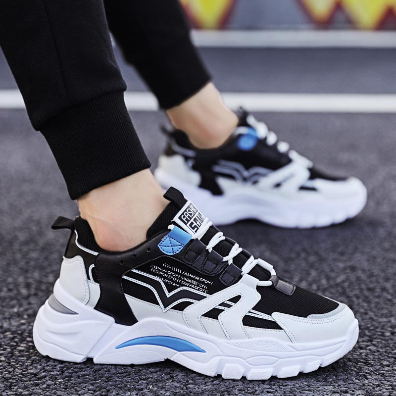 Men Shoes Online Shopping - Große Größe Chunky Höhe Mann Turnschuhe