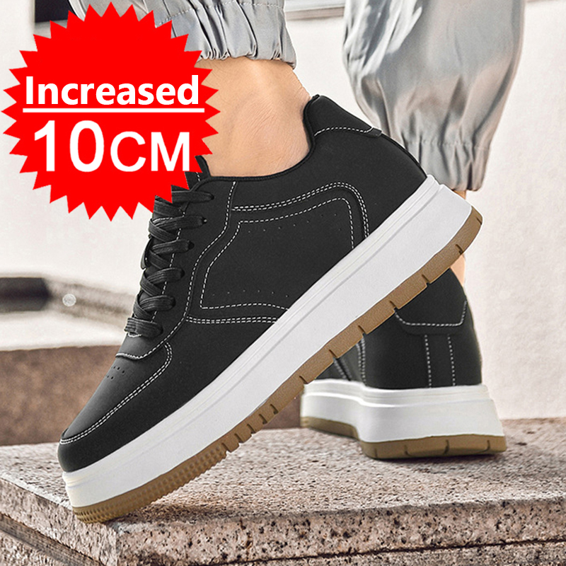 Men Shoes Size Chart - Unsichtbare, höhenvergrößernde Herren-Schuhe zum Schnüren, sportliche