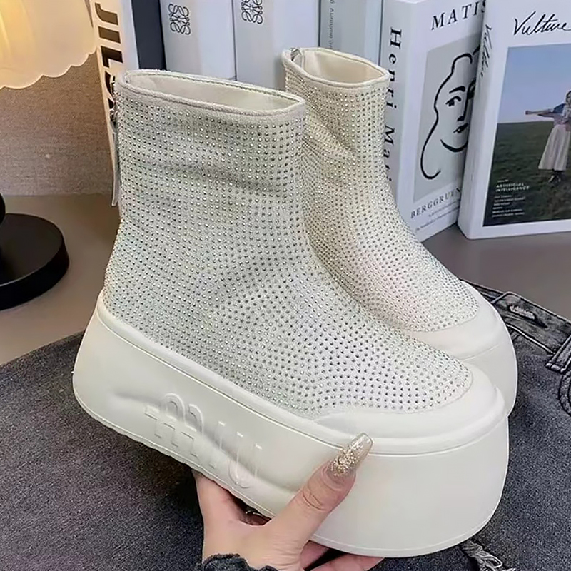 Luxus Strass Frau Booties Mode – Winter Boot Insulated Bewertung und Preis