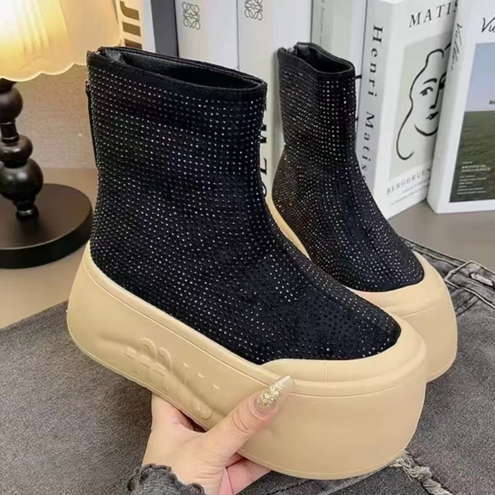 Luxus Strass Frau Booties Mode – Winter Boot Insulated Bewertung und Preis