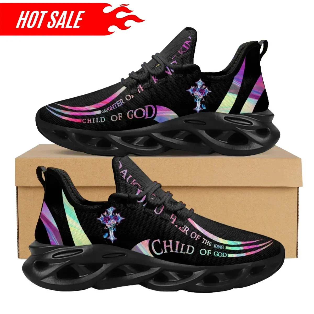 Hot Cross Christian God Print  – Men'S Training Shoes Bewertung und Preis