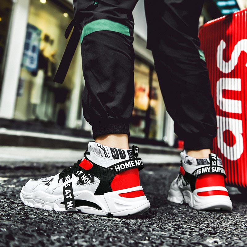 Große Größe High Top Chunky Ma – Men Shoes Online Shopping Bewertung und Preis